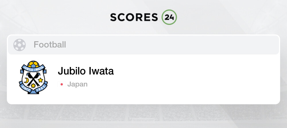 Stats Of Jubilo Iwata Japan J2 League Soccer