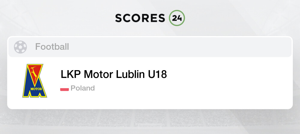 Stats Of Lkp Motor Lublin Poland All Matches Soccer