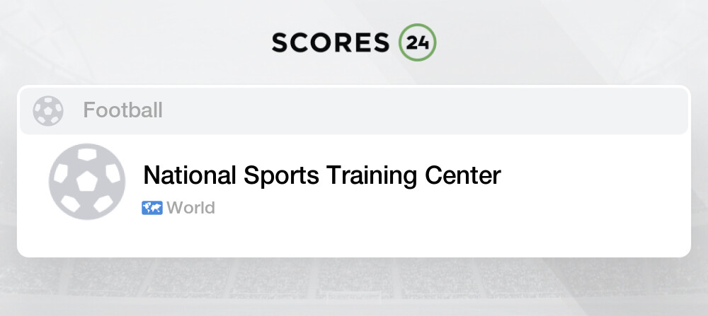 National Sports Training Center World Soccer Results And Games Schedule
