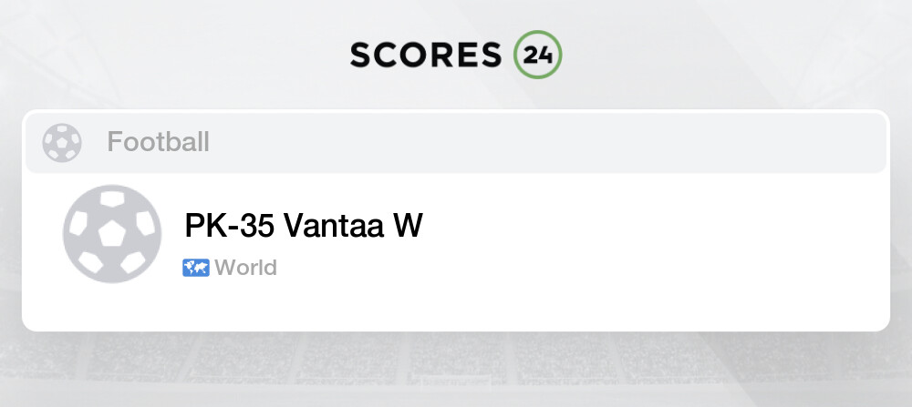 Pk 35 Vantaa W Fixtures Live Results Soccer World