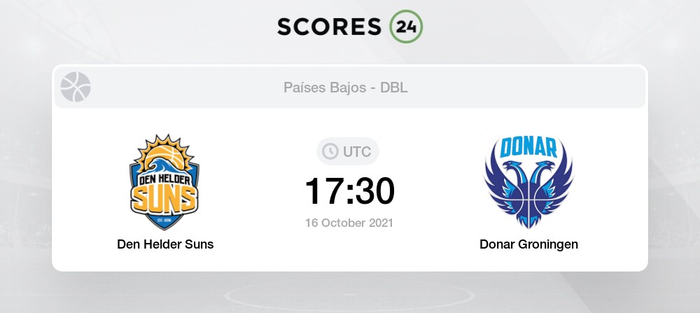 Den Helder Suns – Donar Groningen: forecast for 16 October 2021