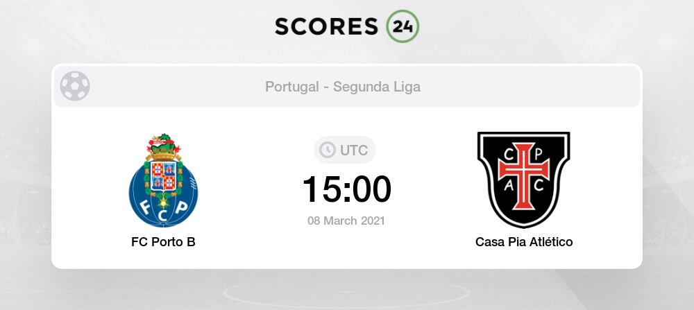 Porto U23 Casa Pia Pronostico Apuesta Para 8 Marzo 21