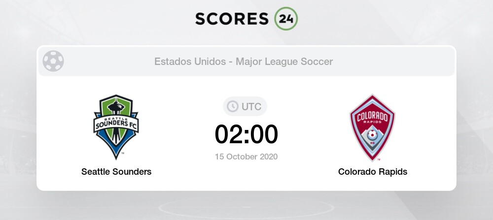 Seattle Sounders Colorado Rapids Pronostico Apuesta Para 15 Octubre 2020