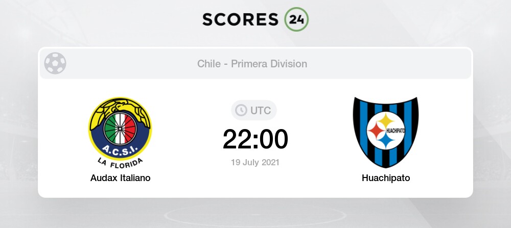Audax Italiano Vs Huachipato Pronostico Para 19 Julio 2021