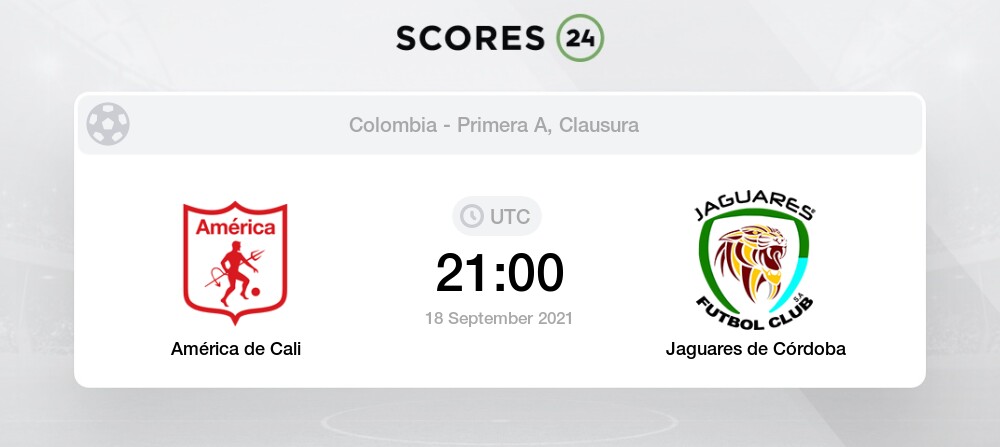 America De Cali Vs Jaguares De Cordoba Pronostico Para 18 Septiembre 2021