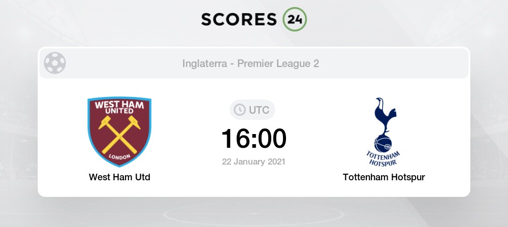 West Ham United U23 Tottenham Hotspur U23 Forecast Bet For 22 January 2021 World Today News