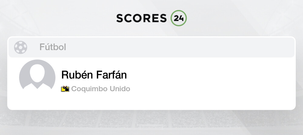 Ruben Farfan Delantero Coquimbo Unido