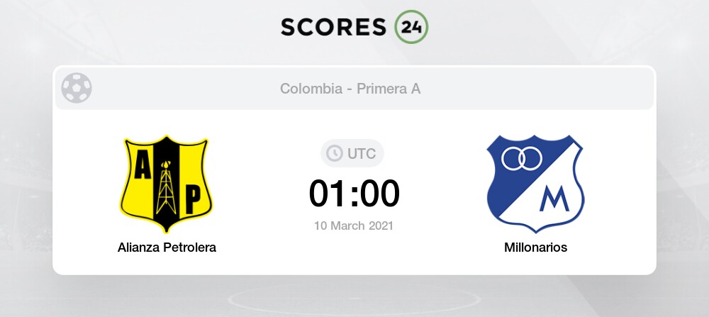 Alianza Petrolera Vs Millonarios 10 Marzo 2021 Formazioni Delle Squadre