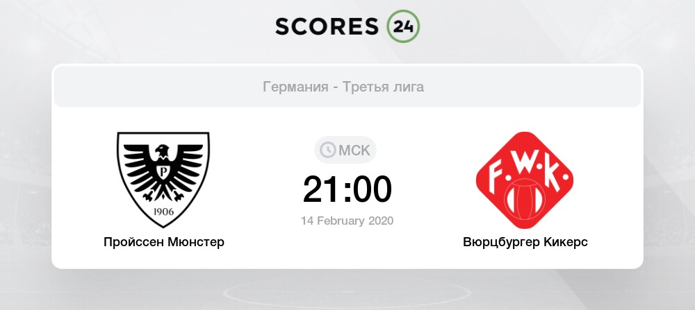 Вюрцбургер боруссия м прогноз Вюрцбургер боруссия м прогноз