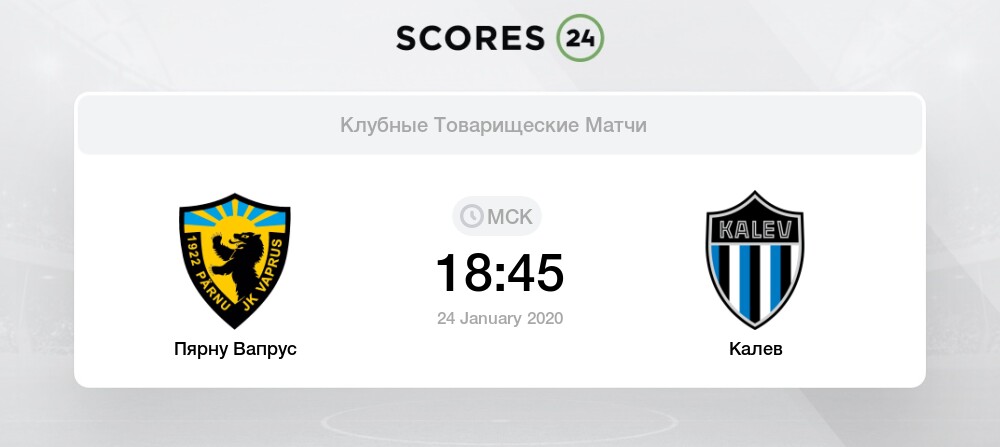 Parnu Vaprus Tallinna Kalev 24 January 2020
